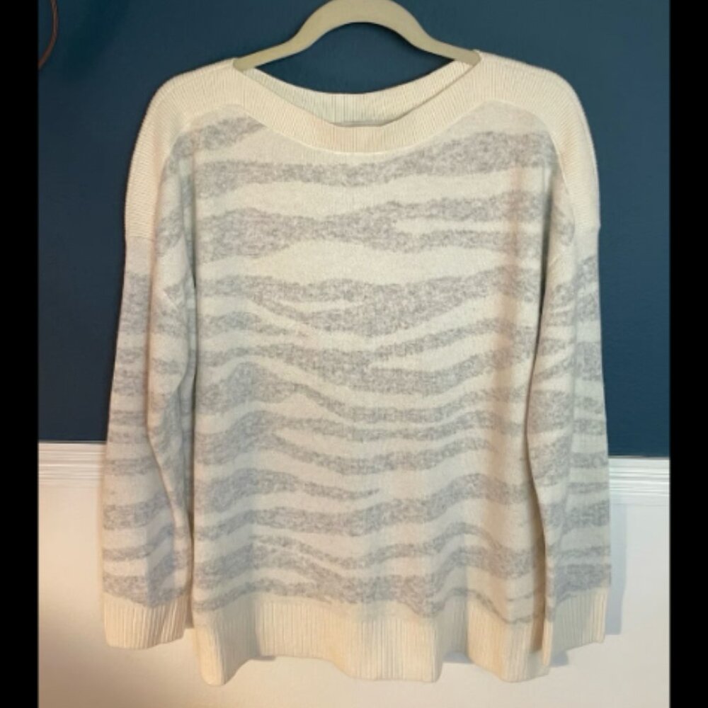 Loft Zebra Print Sweater